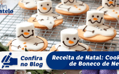 Cookie Boneco de Neve “Derretido”