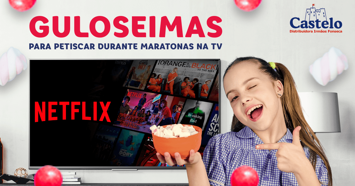 Guloseimas para petiscar durante maratonas na tv